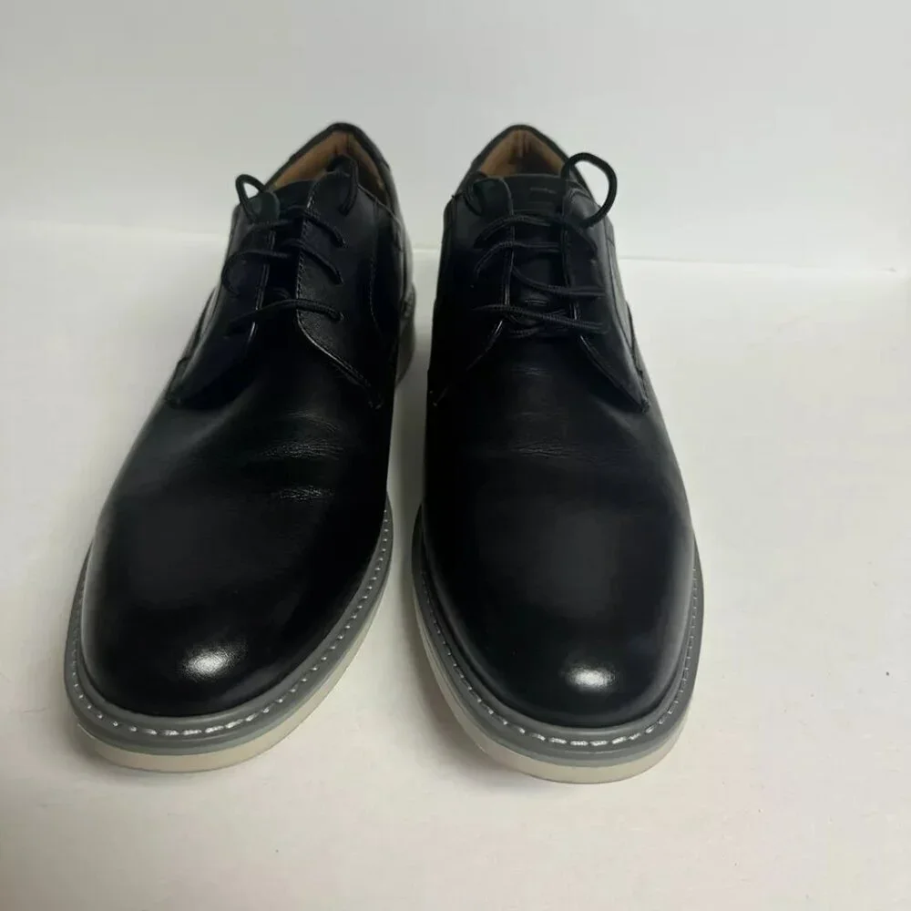 Nunn Bush Mens Norwalk Plain Toe Oxford Black Size 14 M